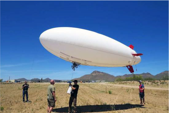 7m RC Blimp ready for flight
