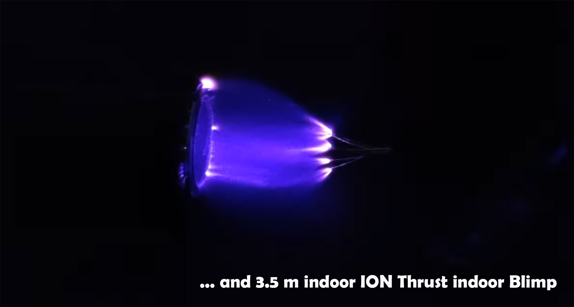 Ion powered indoor RC Blimp